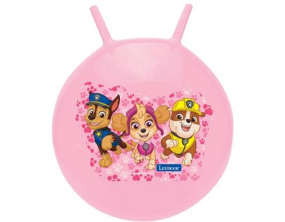 Lexibook Nafukovací skákací míč 45 cm růžový Tlapková patrola
