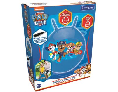 Lexibook Nafukovací skákací míč 45 cm modrý Tlapková Patrola