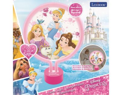 Lexibook Neonové dekorativní světlo Disney princezny