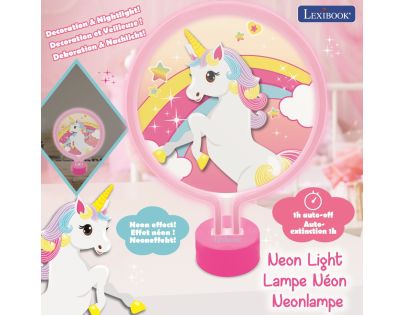 Lexibook Neonové dekorativní světlo jednorožec