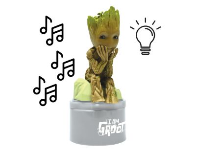 Lexibook Noční světlo s reproduktorem Groot
