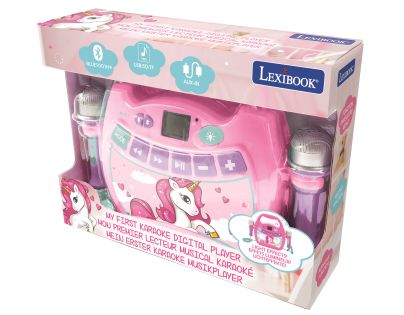 Lexibook Reproduktor karaoke jednorožec se 2 mikrofony