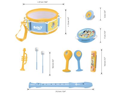 Lexibook Sada 7 hudebních nástrojů Bluey