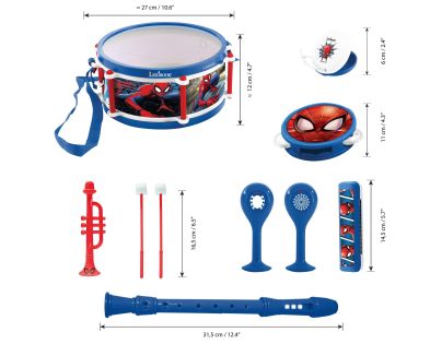 Lexibook Sada 7 hudebních nástrojů Spiderman