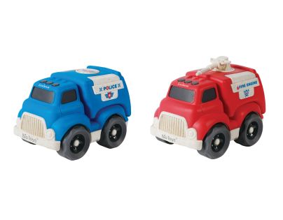 Lexibook Sada policejního a hasičského auta z bioplastu 18 cm