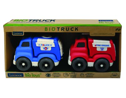 Lexibook Sada policejního a hasičského auta z bioplastu 18 cm