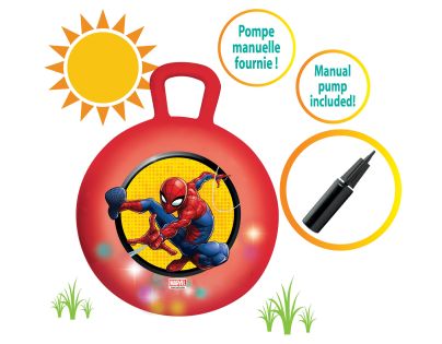 Lexibook Skákací míč se světelnými efekty Spiderman