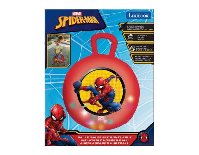 Lexibook Skákací míč se světelnými efekty Spiderman