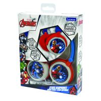 Lexibook Skládací drátová sluchátka Avengers s limitem hlasitosti 5