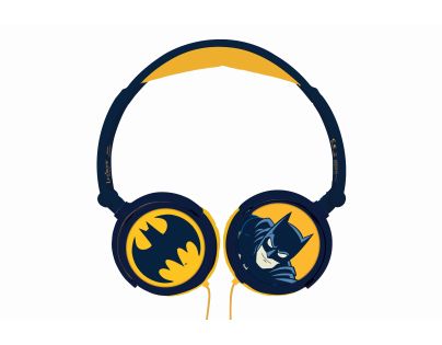 Lexibook Skládací drátová sluchátka Batman s limitem hlasitosti