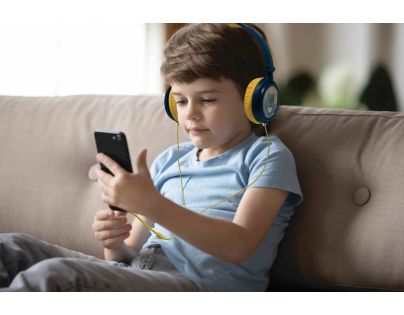 Lexibook Skládací drátová sluchátka Batman s limitem hlasitosti