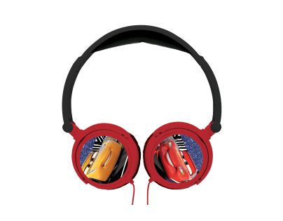 Lexibook Skládací drátová sluchátka Disney Cars s limitem hlasitosti