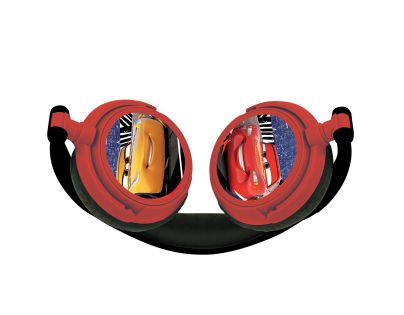 Lexibook Skládací drátová sluchátka Disney Cars s limitem hlasitosti