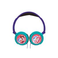 Lexibook Skládací drátová sluchátka Enchantimals  s limitem hlasitosti 2