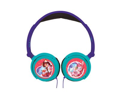 Lexibook Skládací drátová sluchátka Enchantimals  s limitem hlasitosti