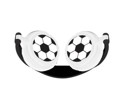 Lexibook Skládací drátová sluchátka Fotbal s limitem hlasitosti