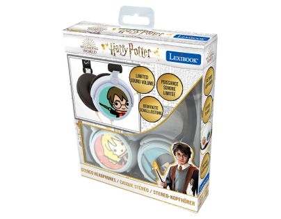 Lexibook Skládací drátová sluchátka Harry Potter s limitem hlasitosti