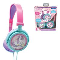 Lexibook Skládací drátová sluchátka Jednorožec s limitem hlasitosti
