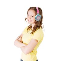 Lexibook Skládací drátová sluchátka Jednorožec s limitem hlasitosti 5