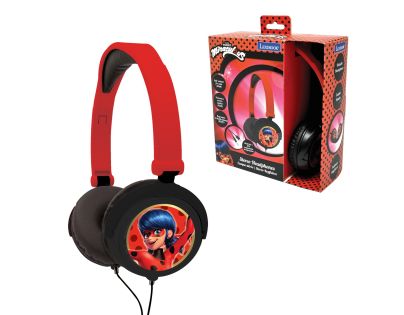 Lexibook Skládací drátová sluchátka Kouzelná Beruška s limitem hlasitosti