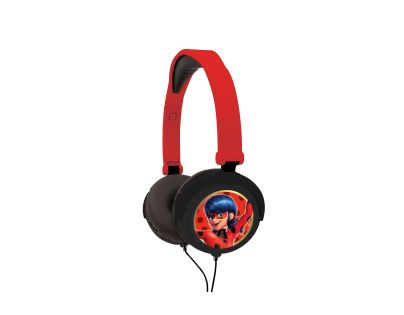 Lexibook Skládací drátová sluchátka Kouzelná Beruška s limitem hlasitosti