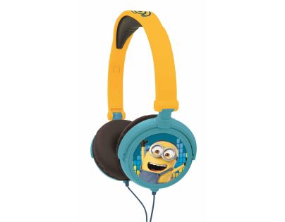 Lexibook Skládací drátová sluchátka Mimoni s limitem hlasitosti