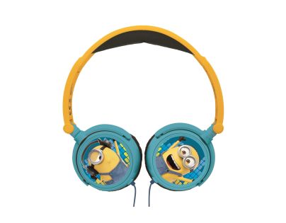 Lexibook Skládací drátová sluchátka Mimoni s limitem hlasitosti