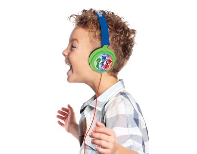 Lexibook Skládací drátová sluchátka PJ Masks s limitem hlasitosti