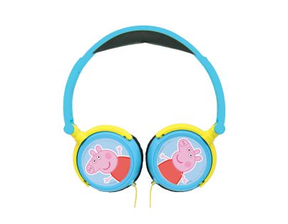 Lexibook Skládací drátová sluchátka Prasátko Peppa s limitem hlasitosti