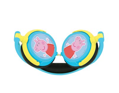 Lexibook Skládací drátová sluchátka Prasátko Peppa s limitem hlasitosti