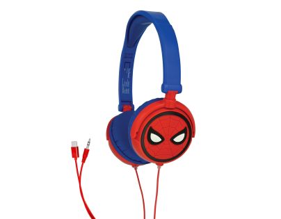 Lexibook Skládací drátová sluchátka Spiderman s limitem hlasitosti