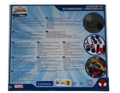 Lexibook Spidey set vysílačky, dalekohled, baterka, kompas