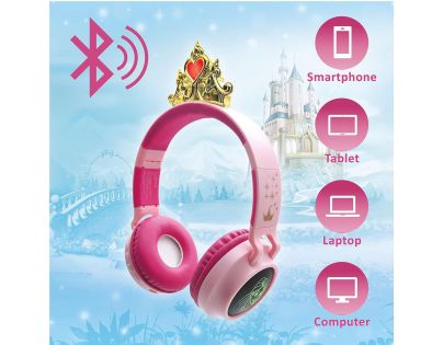 Lexibook Svítící bezdrátová sluchátka Disney Princezny - Poškozený obal