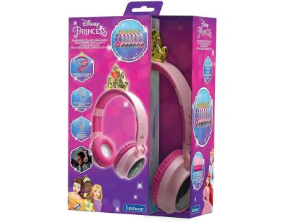 Lexibook Svítící bezdrátová sluchátka Disney Princezny - Poškozený obal