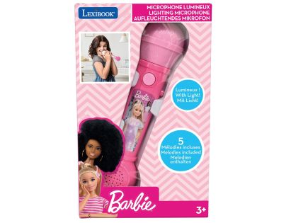 Lexibook Svítící mikrofon Barbie s melodiemi