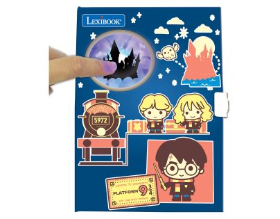 Lexibook Svítící tajný deník s doplňky Harry Potter