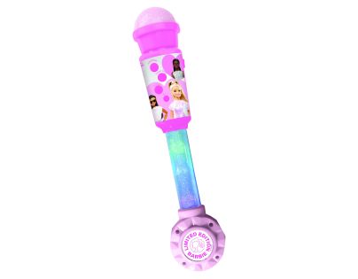 Lexibook Svítící trendy mikrofon Barbie s melodiemi