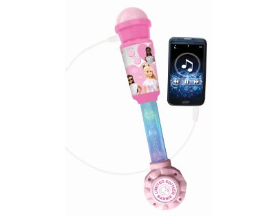 Lexibook Svítící trendy mikrofon Barbie s melodiemi