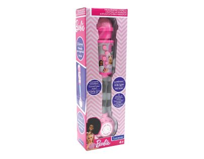 Lexibook Svítící trendy mikrofon Barbie s melodiemi