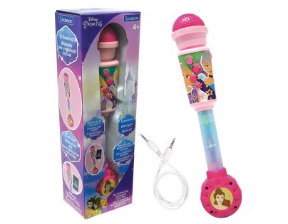 Lexibook Svítící trendy mikrofon Disney princezny s melodiemi
