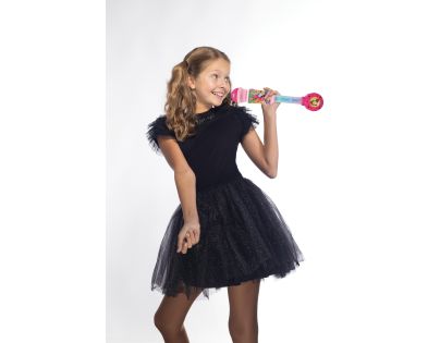 Lexibook Svítící trendy mikrofon Disney princezny s melodiemi