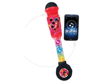 Lexibook Svítící trendy mikrofon Kouzelná Beruška s melodiemi