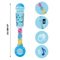 Lexibook Svítící trendy mikrofon Šmoulové s melodiemi 3