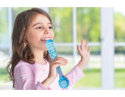 Lexibook Svítící trendy mikrofon Šmoulové s melodiemi