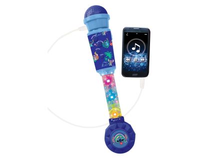 Lexibook Svítící trendy mikrofon Stitch s melodiemi