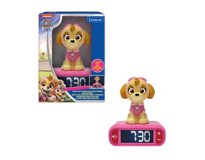 Lexibook Tlapková patrola Budík se svítící figurkou