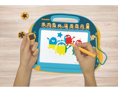 Lexibook Vícebarevná kreslící tabulka Mimoni s razítky