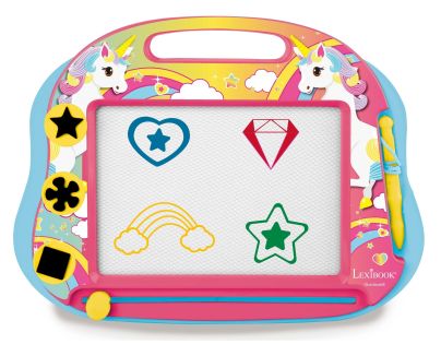 Lexibook Vícebarevná kreslící tabulka Jednorožec s razítky