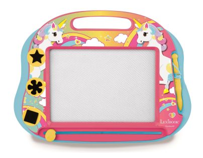Lexibook Vícebarevná kreslící tabulka Jednorožec s razítky