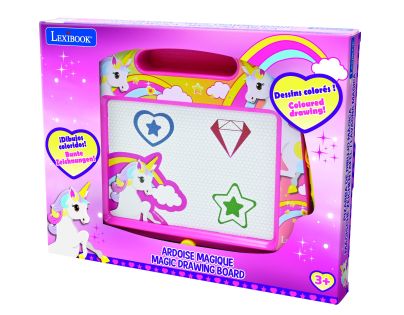 Lexibook Vícebarevná kreslící tabulka Jednorožec s razítky